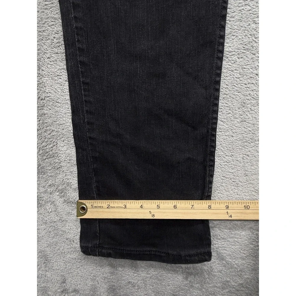 Levis‎ 559 Jeans Mens Measured 37x29 Black Straight Relaxed Denim Zip Fly